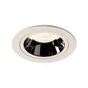 LED Deckeneinbauleuchte NUMINOS DL M, 4000K, IP20, 55°, 1660lm, UGR 19, Weiß / Chrom