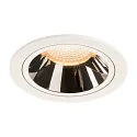 LED Deckeneinbauleuchte NUMINOS DL L, 2700K, IP20, 55°, 2150lm, UGR 19, Weiß / Chrom