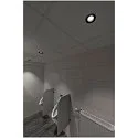 SLV LED Deckeneinbauleuchte NUMINOS DL L, 4000K, IP20, 40°, 2350lm, UGR 21, Schwarz / Schwarz