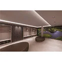 SLV LED Deckeneinbauleuchte NUMINOS DL L, 4000K, IP20, 40°, 2350lm, UGR 21, Schwarz / Schwarz