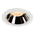 LED Deckeneinbauleuchte NUMINOS DL XL, 2700K, IP20, 55°, 3400lm, UGR 19, Weiß / Chrom