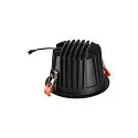 SLV LED Deckeneinbauleuchte NUMINOS DL XL, 3000K, IP20, 20°, 3550lm, UGR 18, Schwarz / Weiß