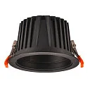 SLV LED Deckeneinbauleuchte NUMINOS DL XL, 3000K, IP20, 40°, 3300lm, UGR 21, Schwarz / Schwarz