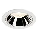 LED Deckeneinbauleuchte NUMINOS DL XL, 4000K, IP20, 55°, 3750lm, UGR 19, Weiß / Chrom