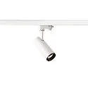 LED 3-Phasen Leuchte NUMINOS PHASE S, 3000K, 60°, 1020lm, Weiß / Schwarz