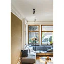SLV LED Ceiling luminaire NUMINOS SPOT PHASE S, 2700K, 60°, 980lm, black/black