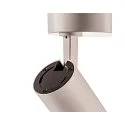 SLV LED Ceiling luminaire NUMINOS SPOT PHASE S, 2700K, 36°, 985lm, white/black