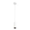 LED Pendelleuchte NUMINOS PD PHASE S, 4000K, 24°, 1100lm, weiß / schwarz