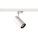 LED 3-Phasen Leuchte NUMINOS PHASE M, 2700K, 24°, 1925lm, Weiß / Schwarz