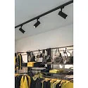 SLV LED 3-Phasen Strahler NUMINOS PHASE M, 230V / 500mA, CRi >90, dimmbar, 20W 3000K 1880lm 60°, UGR <22, Schwarz