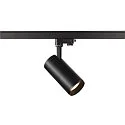 LED 3-Phasen Leuchte NUMINOS PHASE M, 4000K, 24°, 2125lm, Schwarz / Schwarz