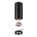 SLV LED Ceiling luminaire NUMINOS CL PHASE L, 3000K, 36°, 2340lm, black/black