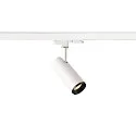 LED 3-Phasen Leuchte NUMINOS DALI S, 2700K, 24°, 985lm, Weiß / Schwarz
