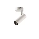 LED Ceiling luminaire NUMINOS SPOT DALI S, 4000K, 24°, 1090lm, white/black