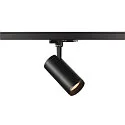 LED 3-Phasen Leuchte NUMINOS DALI M, 2700K, 24°, 1925lm, schwarz/schwarz, 24°, 1925lm, Schwarz / Schwarz