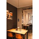 SLV LED Pendelleuchte NUMINOS PD DALI M, 2700K, 36°, 1935lm, schwarz / schwarz