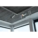 SLV LED 3-Phasen Leuchte NUMINOS DALI L, 2700K, 36°, 2400lm, Weiß / Schwarz