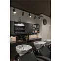 SLV LED 3-Phasen Leuchte NUMINOS DALI L, 3000K, 24°, 2430lm, Schwarz / Schwarz