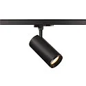 LED 3-Phasen Leuchte NUMINOS DALI L, 3000K, 36°, 2340lm, Schwarz / Schwarz