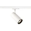 LED 3-Phasen Leuchte NUMINOS DALI L, 4000K, 24°, 2675lm, Weiß / Schwarz