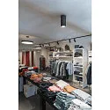 SLV LED Deckenleuchte NUMINOS CL DALI L, 3000K, 60°, 2400lm, schwarz / schwarz