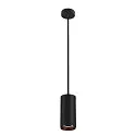 LED Pendelleuchte NUMINOS PD DALI L, 2700K, 24°, 2430lm, schwarz / schwarz
