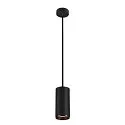 LED Pendelleuchte NUMINOS PD DALI L, 3000K, 24°, 2430lm, schwarz / schwarz