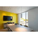 SLV LED Pendelleuchte NUMINOS PD DALI L, 3000K, 36°, 2340lm, weiß / schwarz