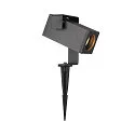 SLV Erdspießleuchte THEO BRACKET SP QPAR51, IP65, GU10, neigbar + drehbar, mit IP-Steckerkabel, anthrazit