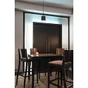 LED Pendant luminaire OCULUS PD, single, DIM-TO-WARM 2000-3000K, 36-780lm, black