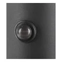 SLV LED Außenleuchte OVALISK WL LED Wandleuchte mit Sensor, CCT switch, 3000/4000K, 560/600lm, IP65, anthrazit