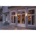SLV LED Außenleuchte OVALISK WL LED Wandleuchte mit Sensor, CCT switch, 3000/4000K, 560/600lm, IP65, anthrazit