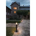 SLV LED Außenleuchte OVALISK 75 FL LED Stehleuchte, CCT switch, 3000/4000K, 560/600lm, IP65, anthrazit
