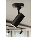 3-Phase Point outlet DALI Ceiling canopy, IP20, black