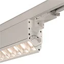 SLV LED 3-Phasen Strahler SIGHT MOVE DALI, IP20, 45cm, mit Raster, CRi >90, schwenkbar, DALI dimmbar, 26W 4000K 3100lm 75°, weiß