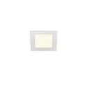 LED Ceiling recessed luminaire SENSER 12 DL, square, 6W, 440lm, IP20, white, 4000K