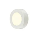 SLV LED Wand-/Deckenleuchte SENSER 12 CW, rund, IP20, weiß, 8,5W, 4000K, 470lm