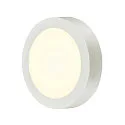 SLV LED Wand-/Deckenleuchte SENSER 18 CW, rund, IP20, weiß, 13W, 4000K, 990lm