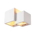 Wandleuchte PLASTRA WL CUBES, QT14, IP20, weiß