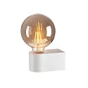 SLV Wall luminaire FITU CUBE WL, E27, IP20, white