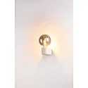 SLV Wall luminaire FITU CUBE WL, E27, IP20, white