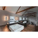 LED Wall luminaire DIRETO 60 WL, CCT switch, 2700/3000K, 590/625lm, IP20, black matt