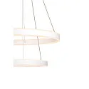 SLV LED Pendelleuchte ONE DOUBLE PHASE, Up/Down, Ø 60cm, 35W 2700/3000K (CCT) 1270lm 130°, CRi >90, weiß
