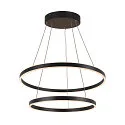 LED Pendelleuchte ONE DOUBLE PD DALI UP/DOWN, CCT switch, 3000/4000K, 1050/1060lm, schwarz