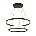 LED Pendelleuchte ONE DOUBLE PD DALI UP/DOWN, CCT switch, 3000/4000K, 1050/1060lm, schwarz