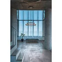 LED Pendelleuchte ONE DOUBLE PD DALI UP/DOWN, CCT switch, 3000/4000K, 1050/1060lm, schwarz