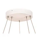 SLV LED Pendelleuchte ONE DOUBLE PD DALI UP/DOWN, CCT switch, 3000/4000K, 1050/1060lm, weiß