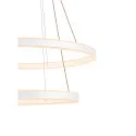 SLV LED Pendelleuchte ONE DOUBLE PD DALI UP/DOWN, CCT switch, 3000/4000K, 1050/1060lm, weiß