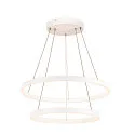 SLV LED Pendelleuchte ONE DOUBLE PD DALI UP/DOWN, CCT switch, 3000/4000K, 1050/1060lm, weiß