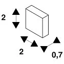 Accessories for LED Strip GRAZIA 10 EDGE Endcap, IP20, aluminum